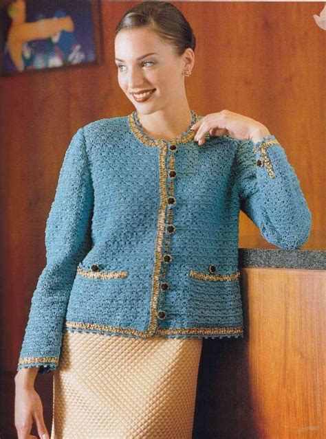 how to sew a chanel jacket|Chanel jacket knitting pattern free.